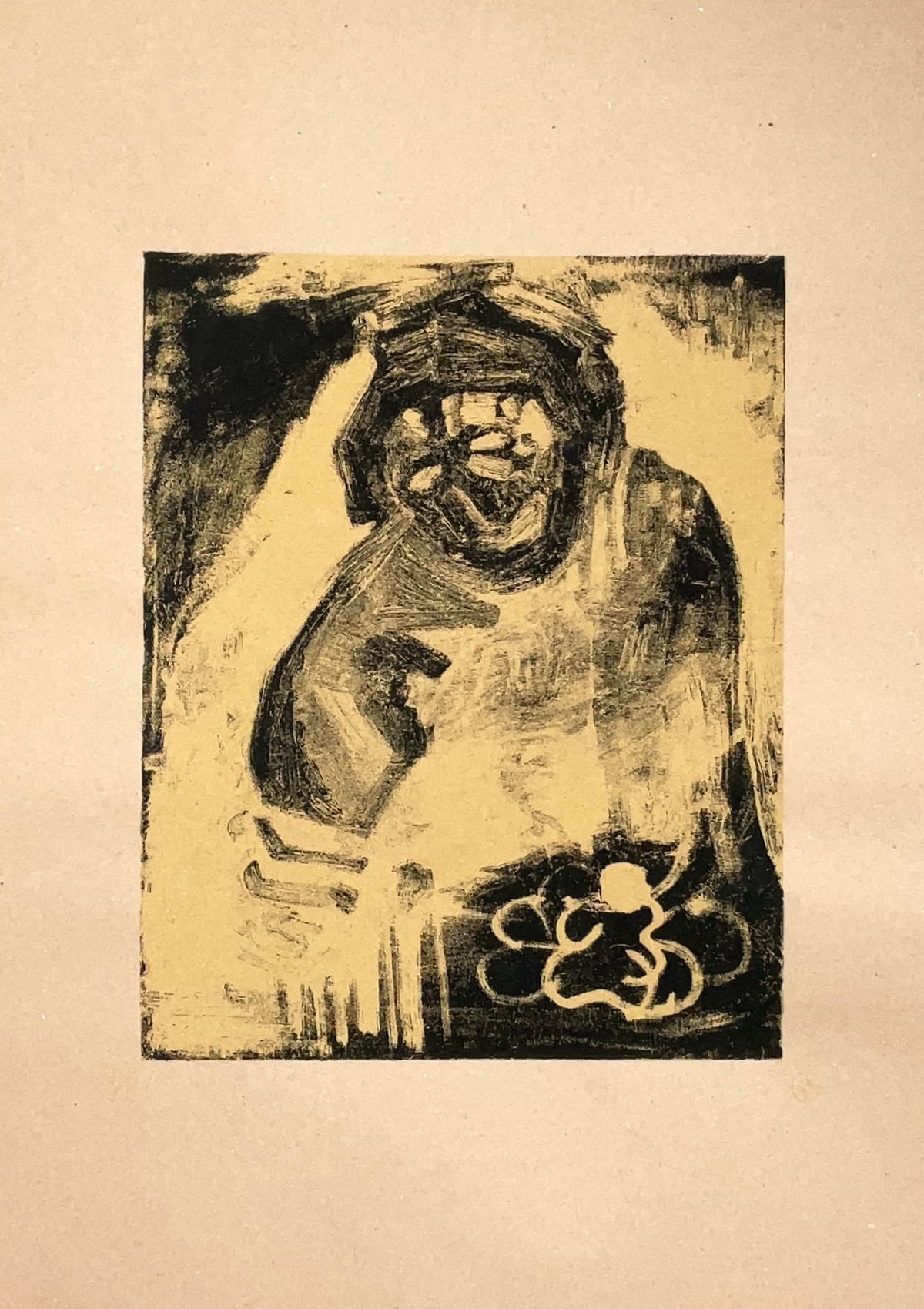 "Cron" - Duotone - Kraft cardstock