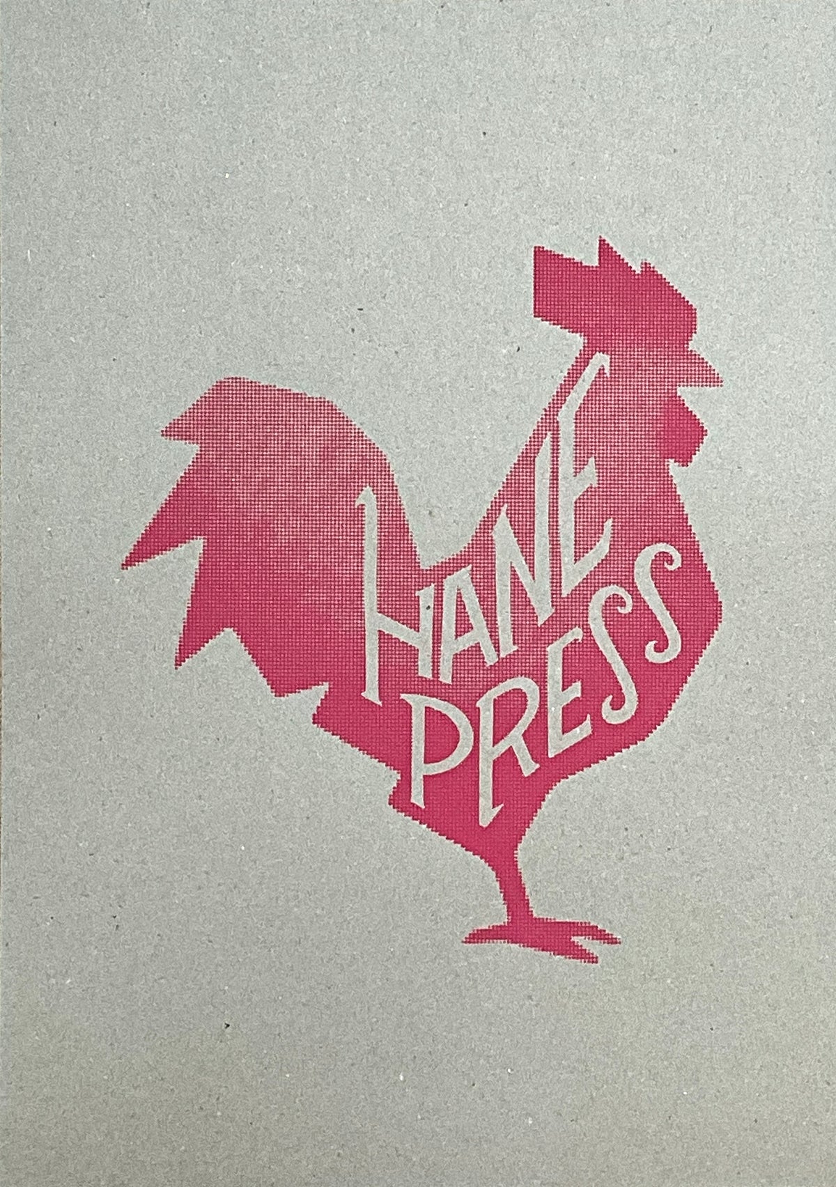 "Hane Press" - Monochrome - Kraft cardstock