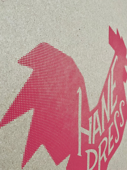 "Hane Press" - Monochrome - Kraft cardstock
