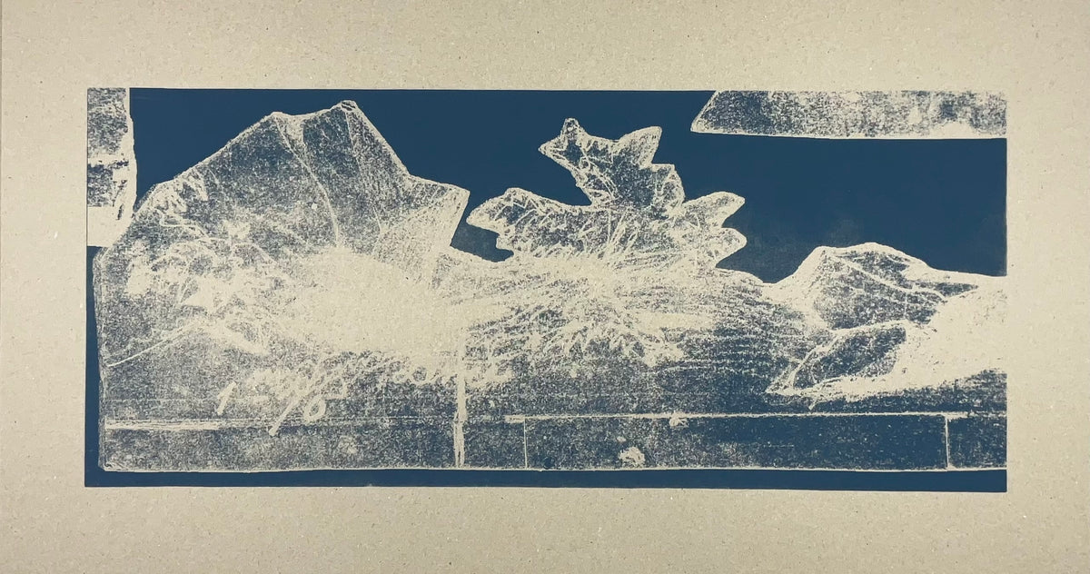 "Scene 1” - Monochrome - Kraft cardstock