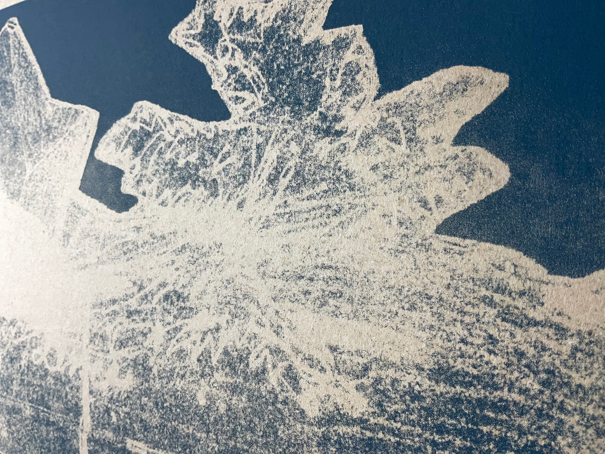 "Scene 1” - Monochrome - Kraft cardstock
